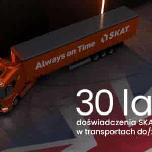 30 lat doświadczenia SKAT w transportach do/z UK